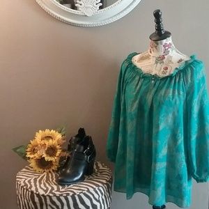 Chaps Blouse- Size XL